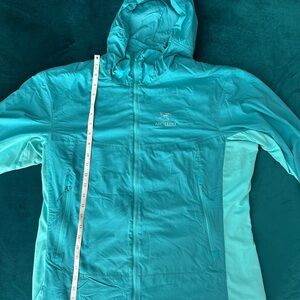Arc'teryx Aqua Blue Hooded Jacket